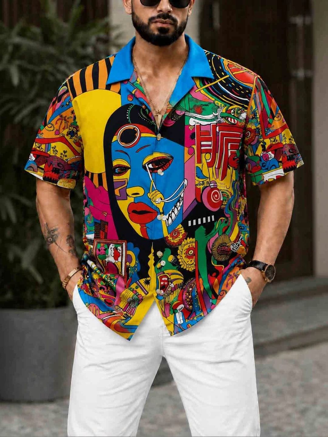 Uiriuy Men Printed Casual Shirt-picture-22
