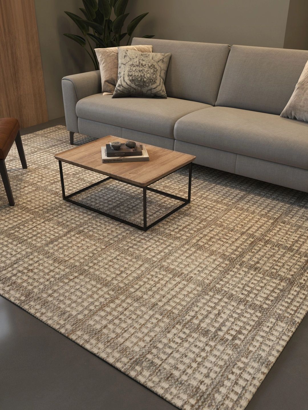 Jaipur Rugs Brown Geometric Woollen Carpet-image-11