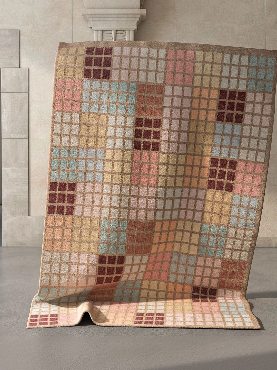 Jaipur Rugs Brown Geometric Woollen Carpet-image-44