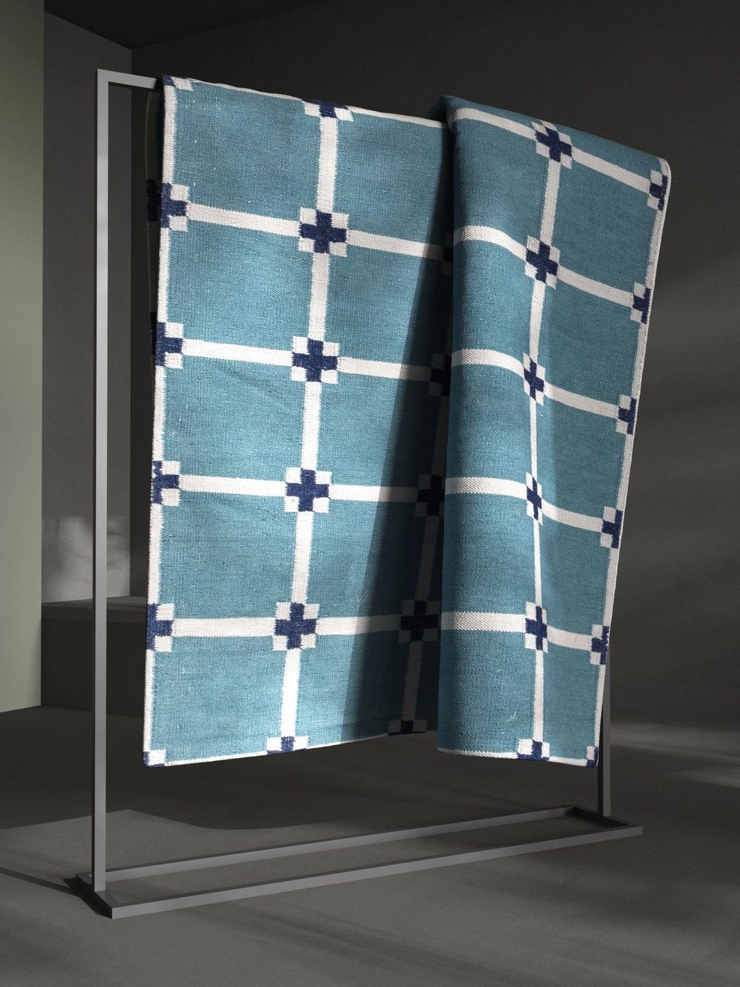 Jaipur Rugs Blue Geometric Woollen Carpet-image-39