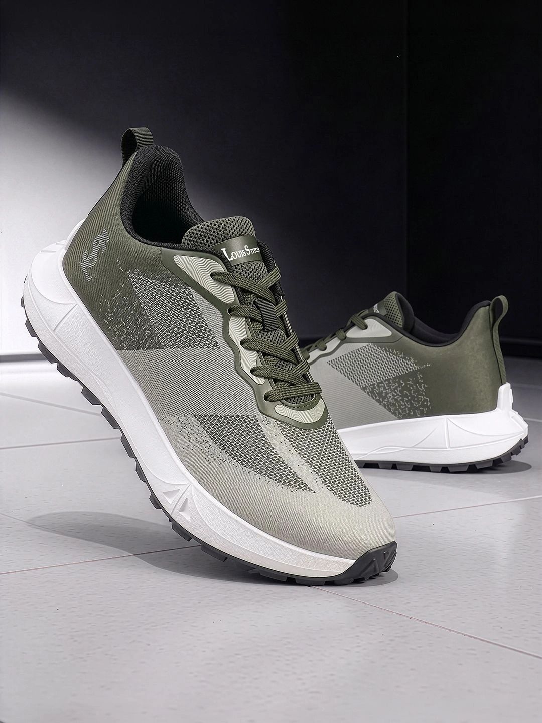 LOUIS STITCH Men Textile Running Shoes-picture-21