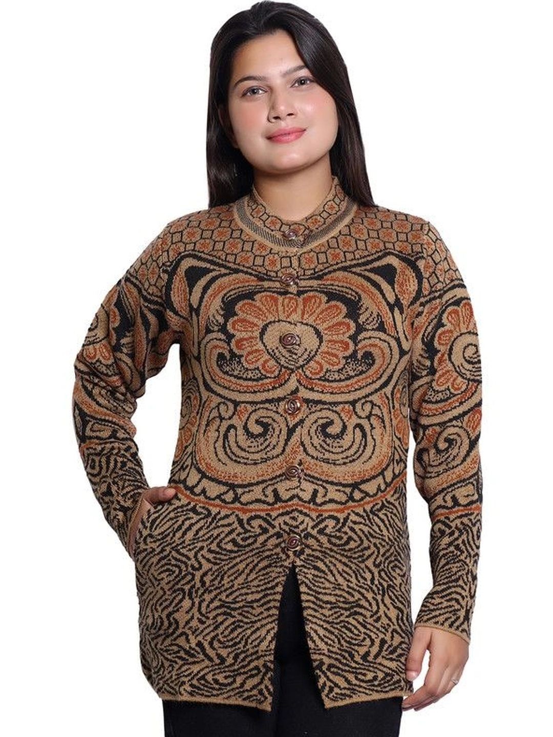 Grand Line Women Printed Cardigan-picture-19