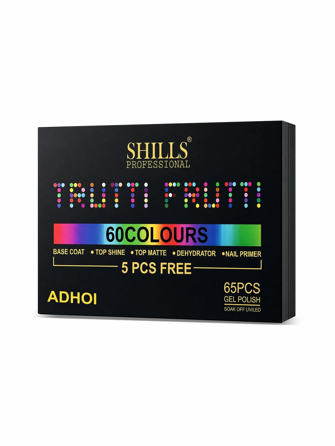 shills professional Adhoi Gel Nail Polish Kit-120ml-picture-46