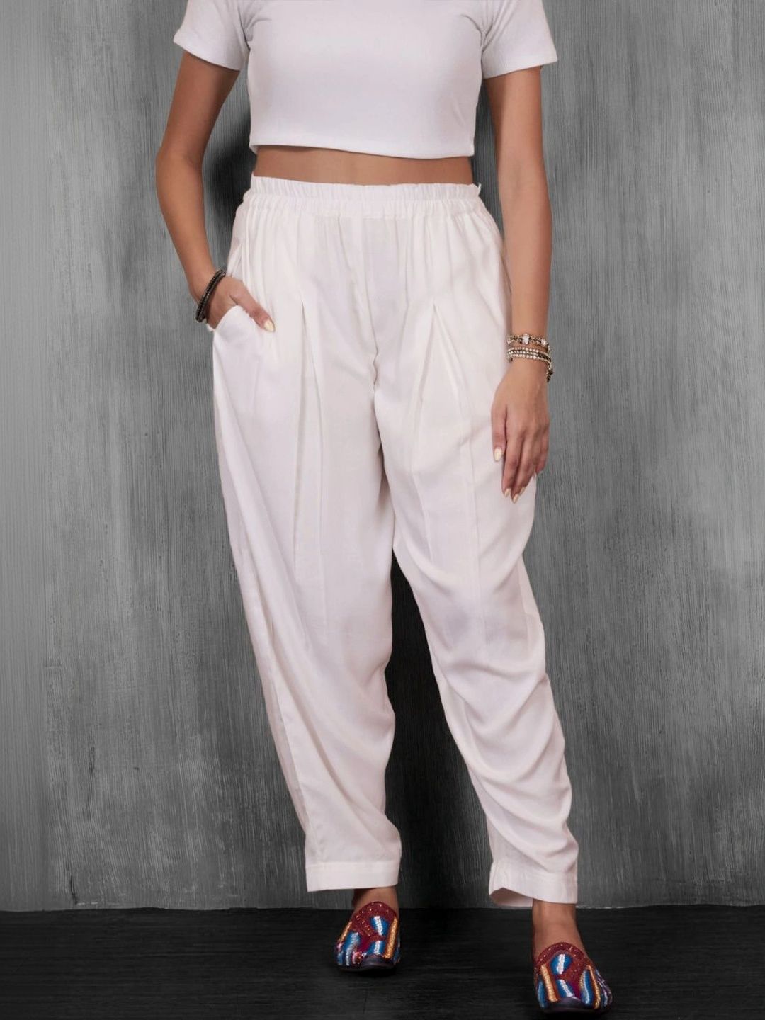 Fashion with Benefits Women Dhoti Pants Dhotis-image-44