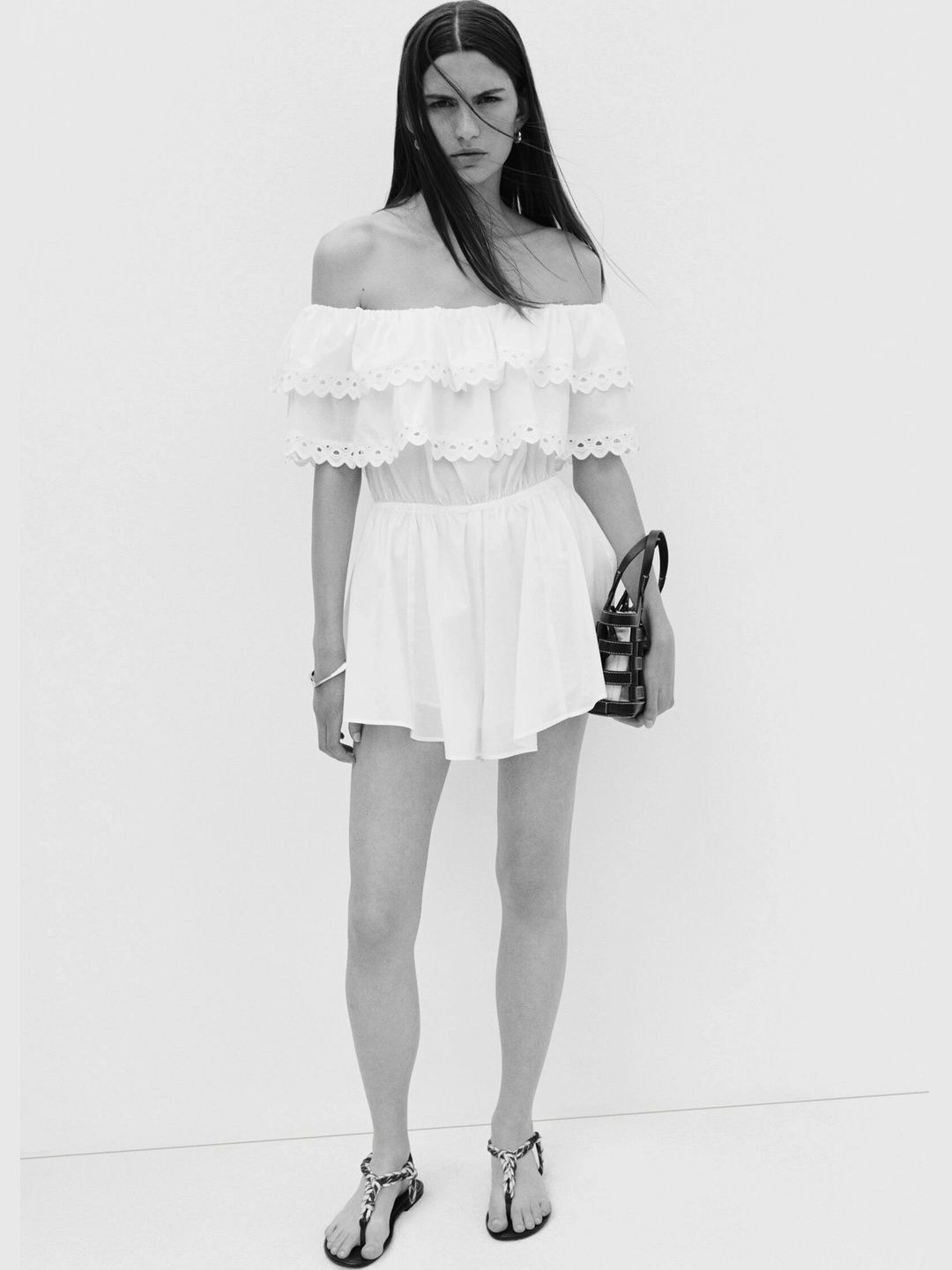 H&M Off-Shoulder with Ruffles Jumpsuit-picture-21