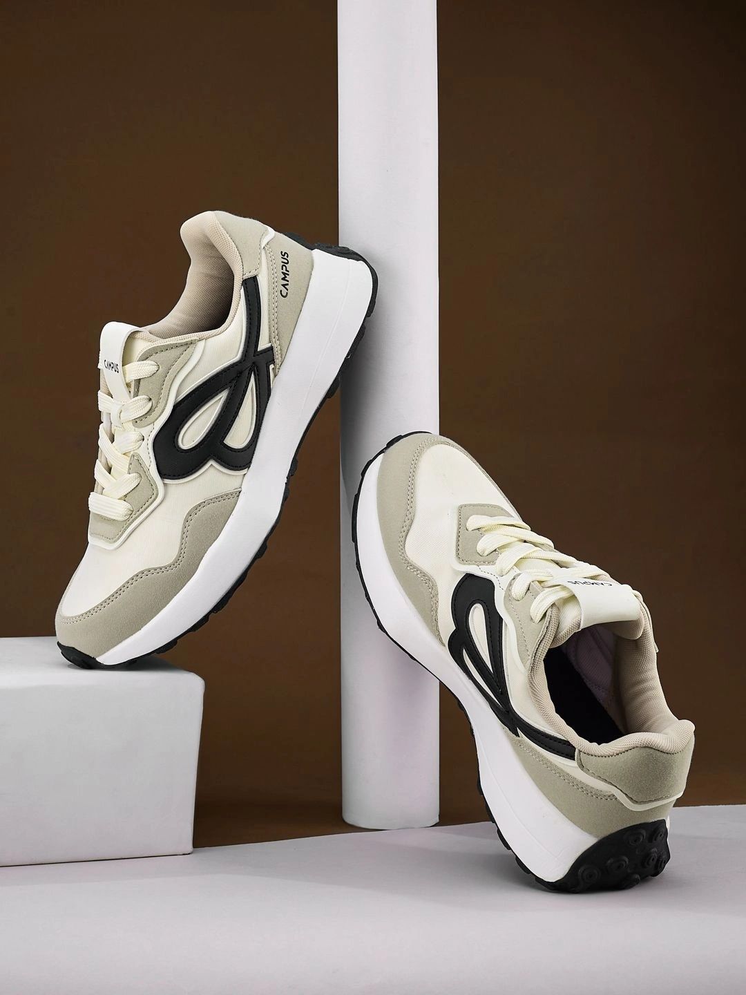 Campus Men Colourblocked PU Sneakers-picture-30