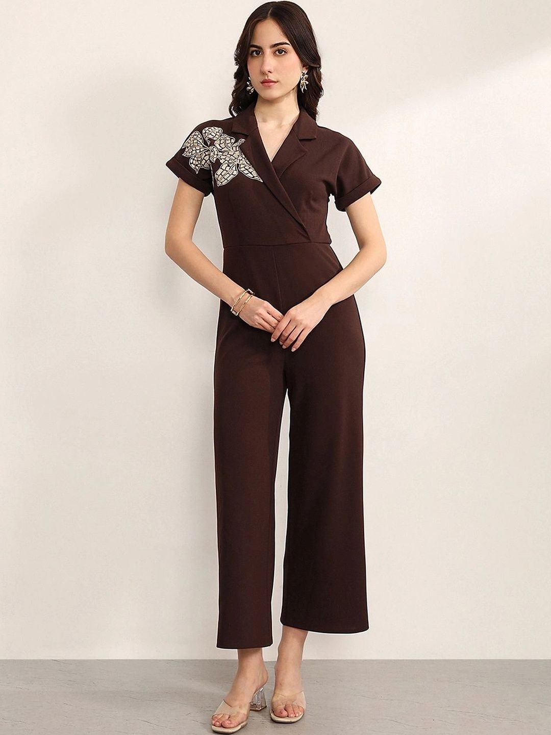 Kazo Basic Jumpsuit with Embellished-picture-26