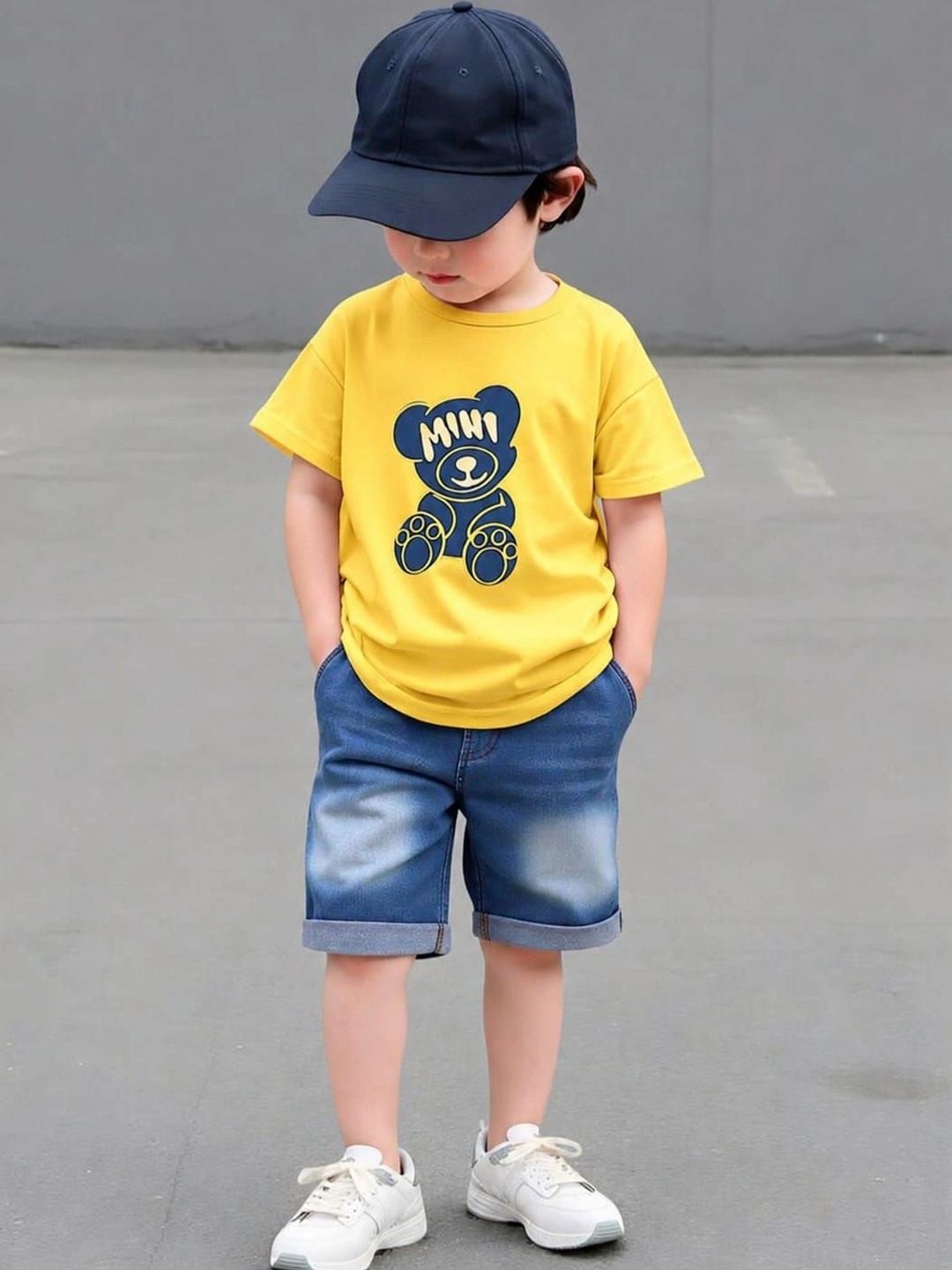 STAR BOYZ APPAREL Unisex Kids Printed T-shirt with Shorts-picture-21