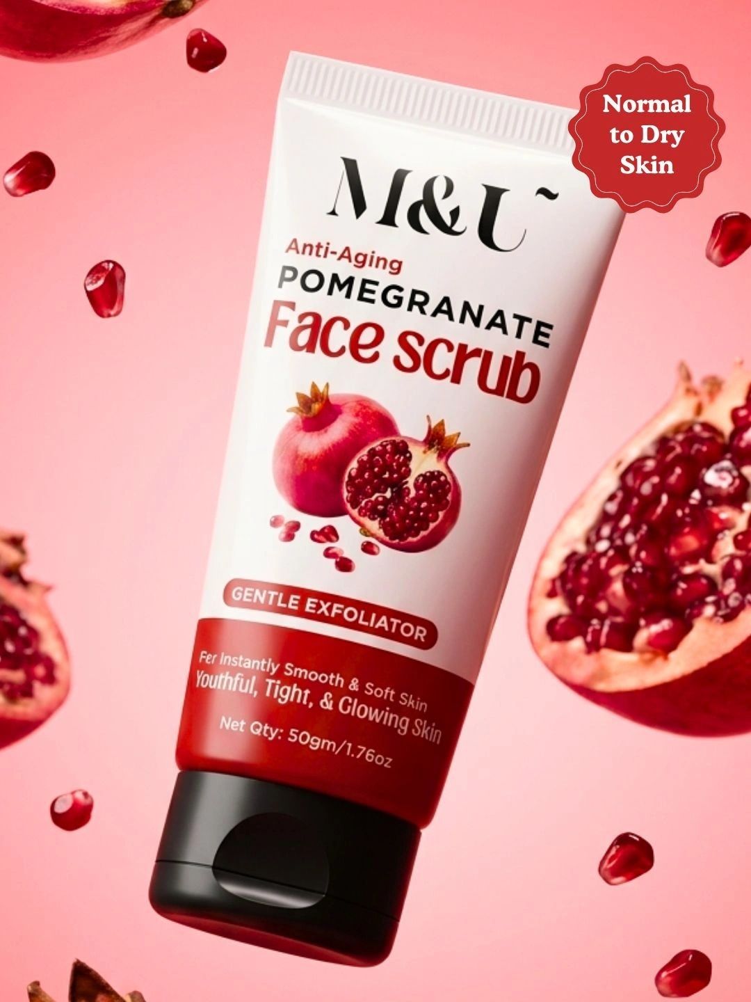 M&U Pomegranate Brightening Face Scrub - 50 g-picture-57