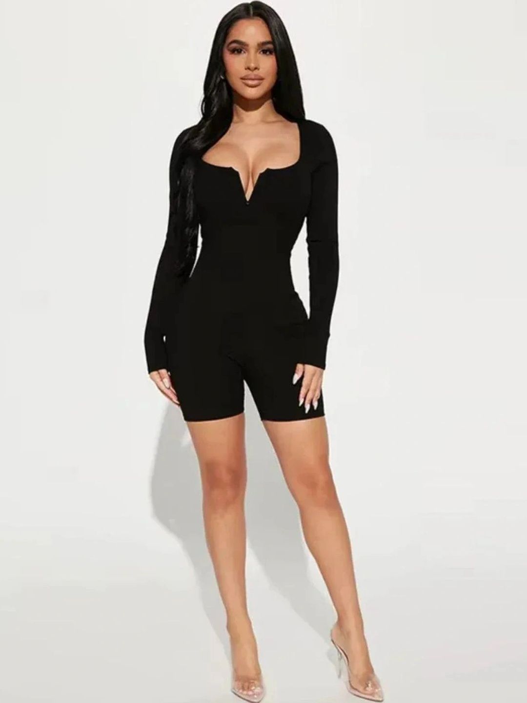 That Girl V-Cut Mini Playsuit-picture-14