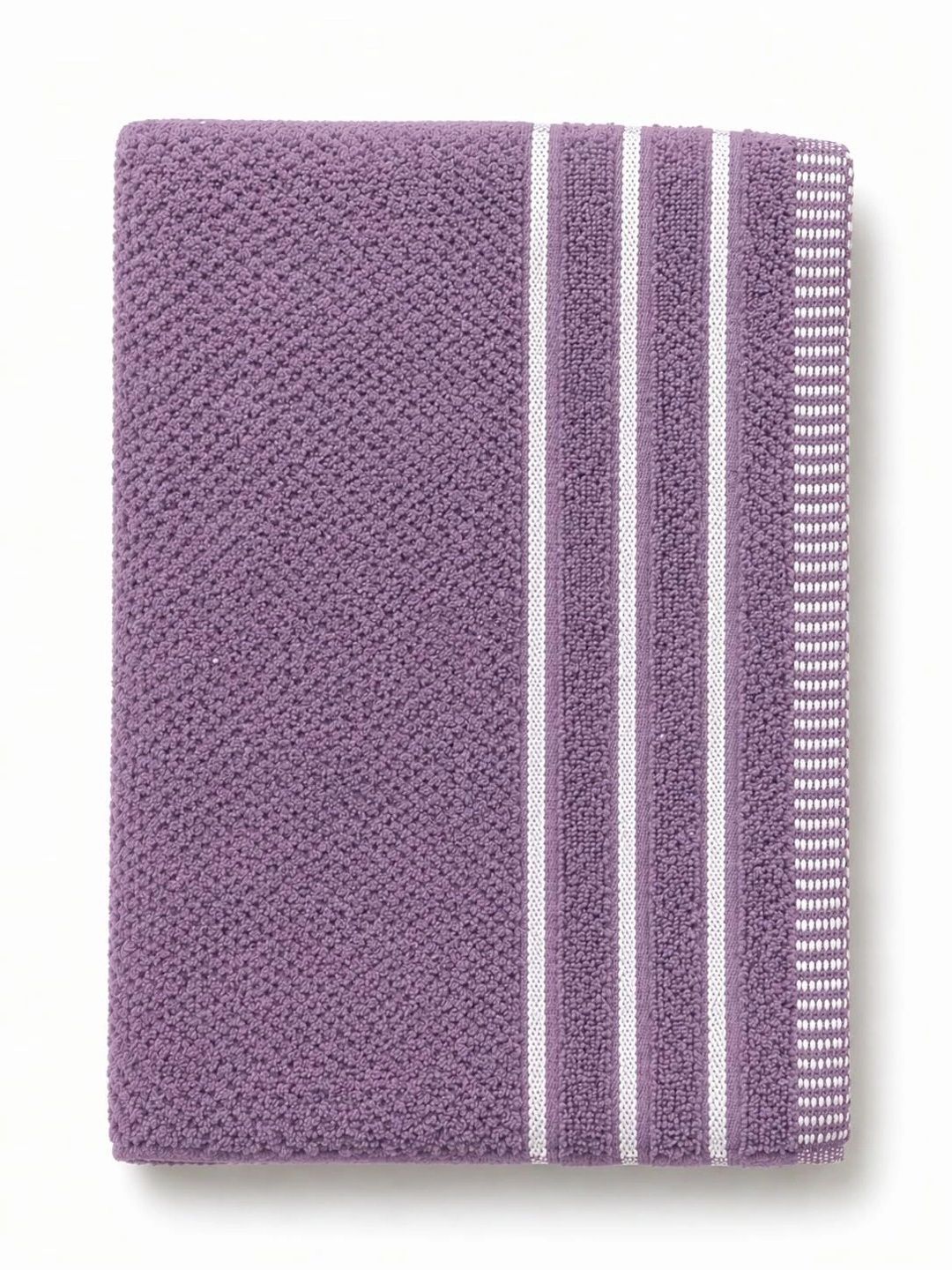 ButterThread Purple & White 130 GSM Microfiber Hand Towels-image-35