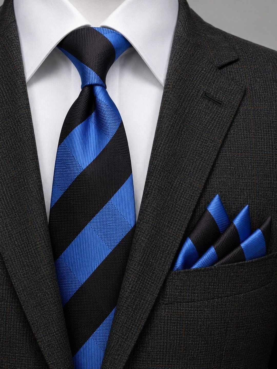 Cazzano Men Striped Skinny Tie-picture-10