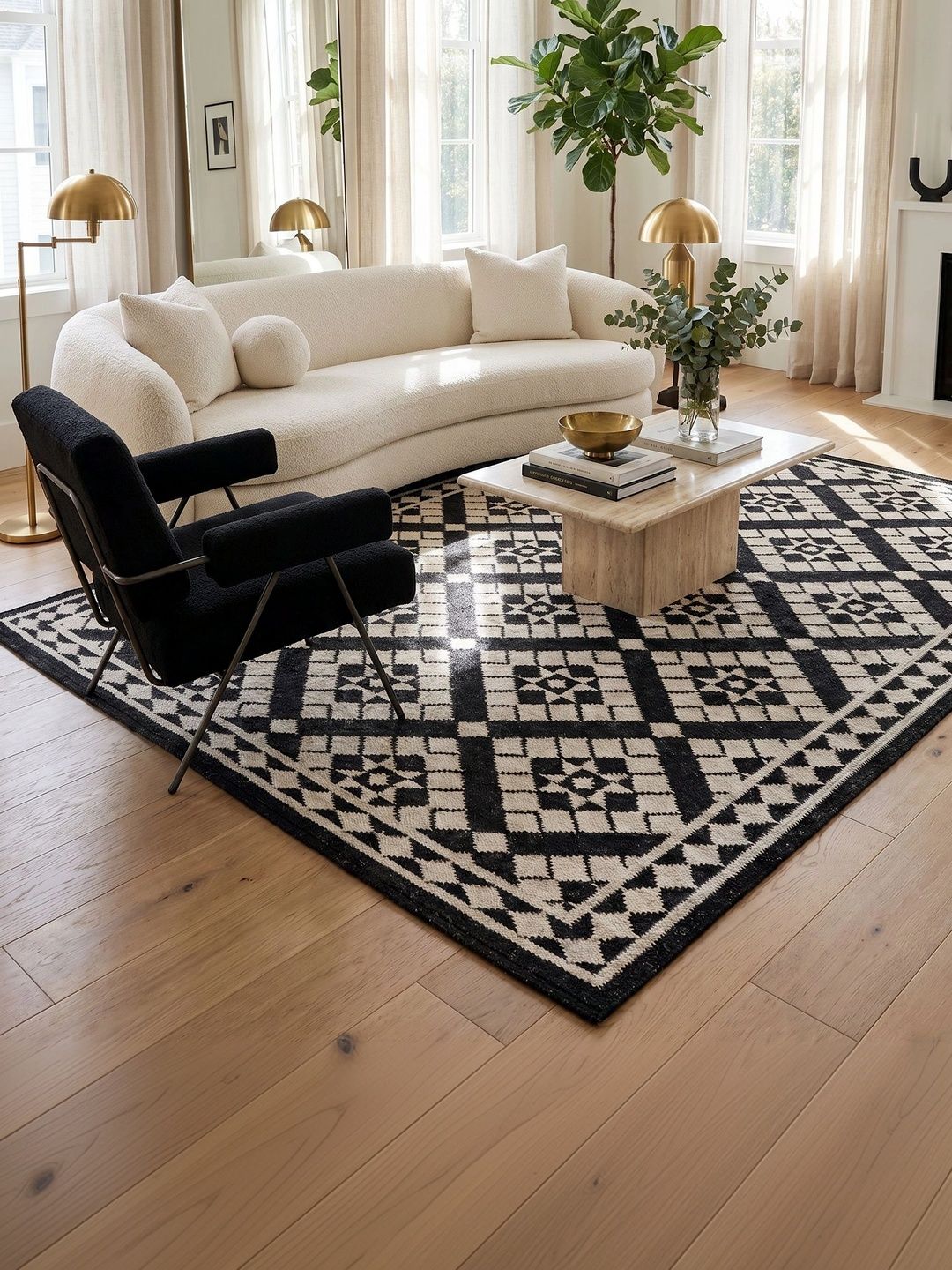 Jaipur Rugs Black Geometric Woollen Carpet-picture-11