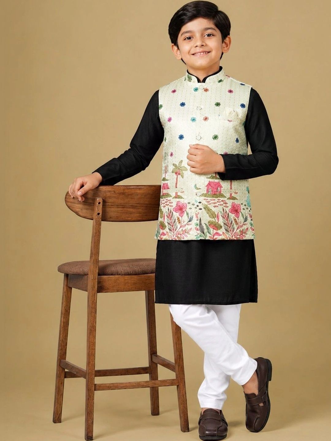 ELYXAROSE Boys Regular Kurta with Pyjamas-picture-32
