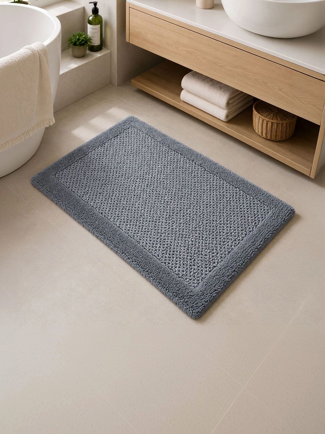 OBSESSIONS Charcoal Reversible Ultra Absorbent Bath Rugs-picture-20