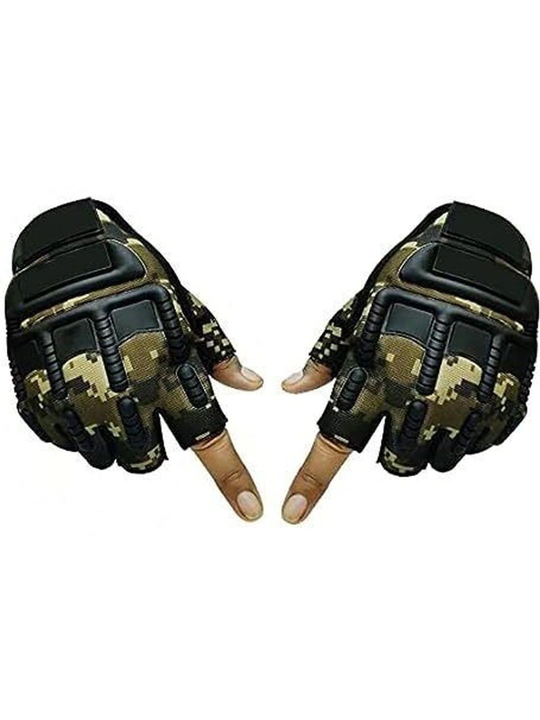 YEAHMOM Outdoor Freedom Tactical Half Finger Gloves With Knuckle Guard-picture-41