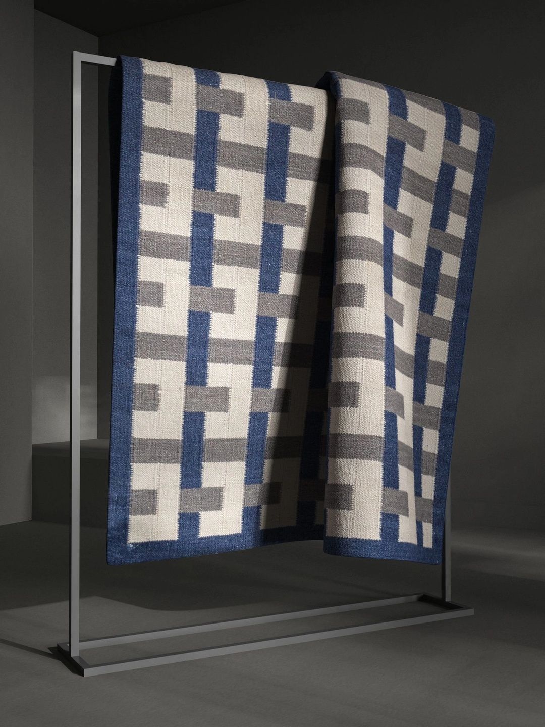 Jaipur Rugs Blue Geometric Woollen Carpet-image-47