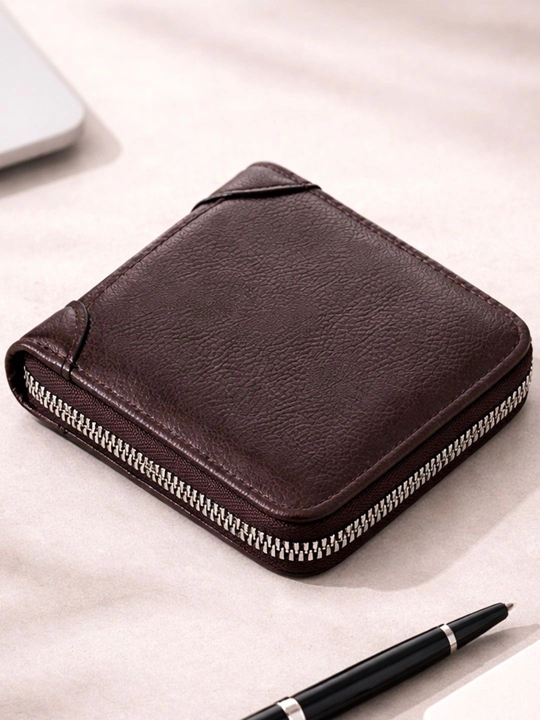 The Wallet Store Men PU Zip Around Wallet-picture-13