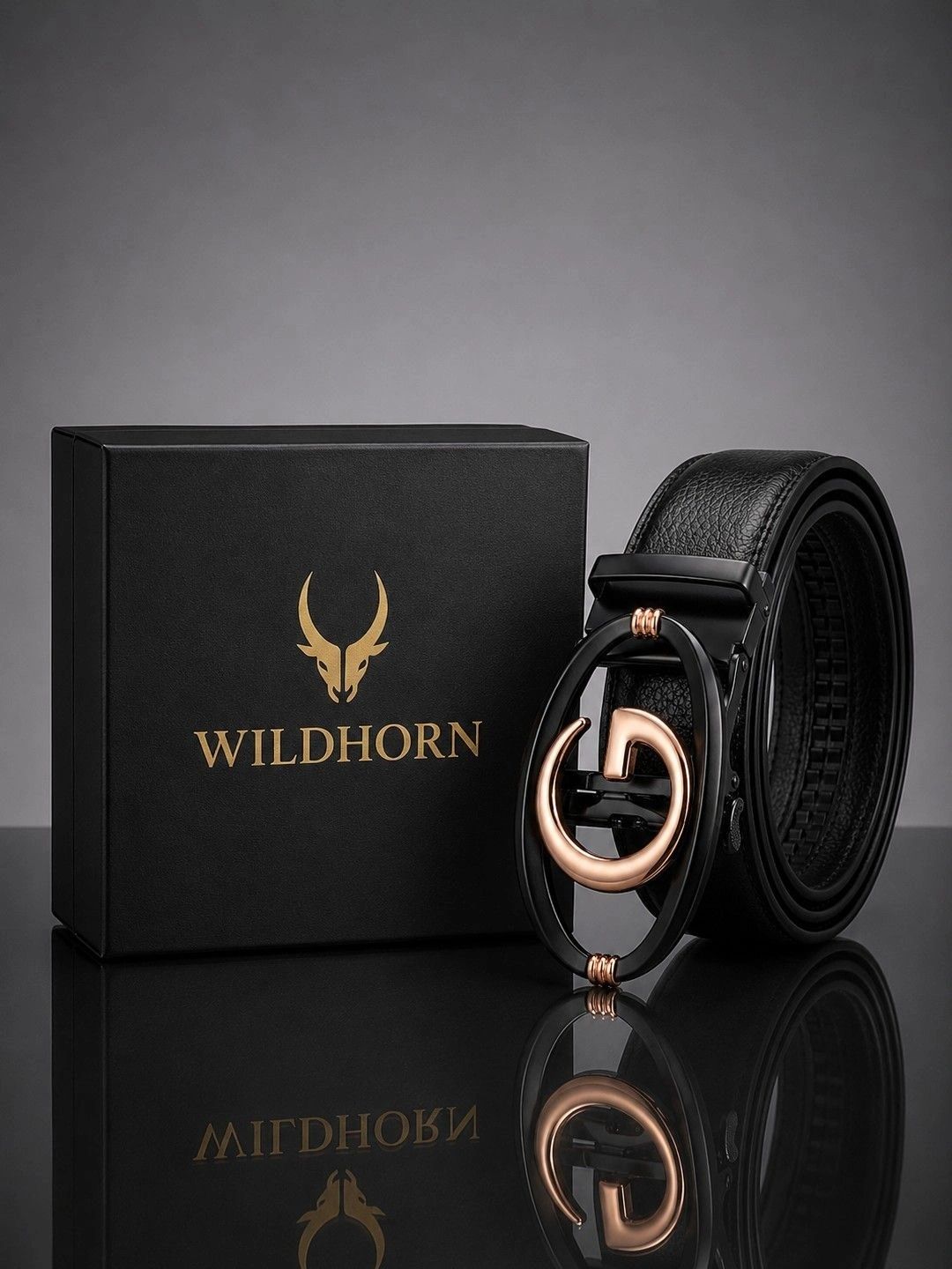 WildHorn Men Leather Formal Belt-picture-16
