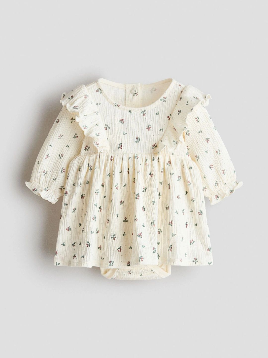 H&M Floral Print Ruffled A-Line Dress-picture-39