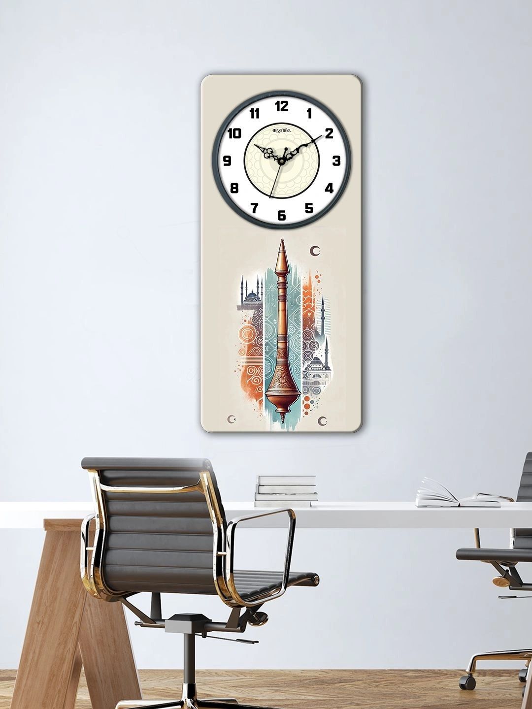 OLIVE TREE Multicoloured Printed Wall Clock-picture-39