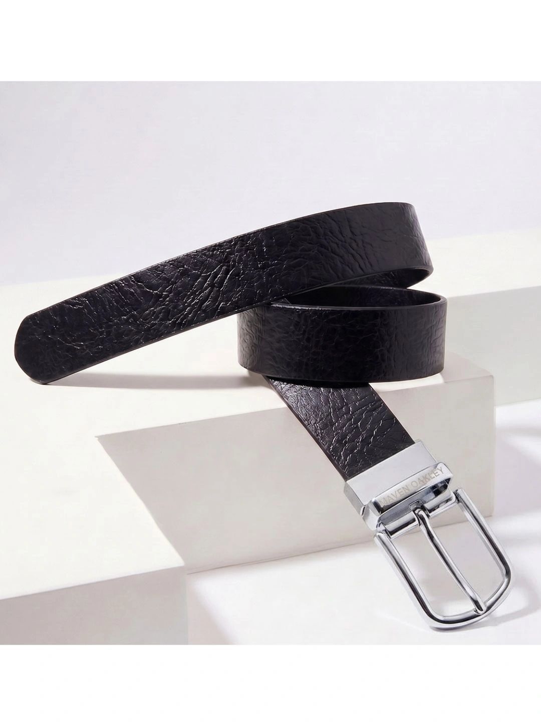 MAVEN OAKLEY Men Textured Leather Reversible Formal Belt-picture-15