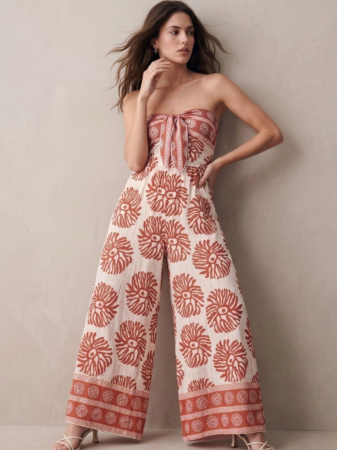 Outzidr Strapless Printed Basic Jumpsuit-picture-57