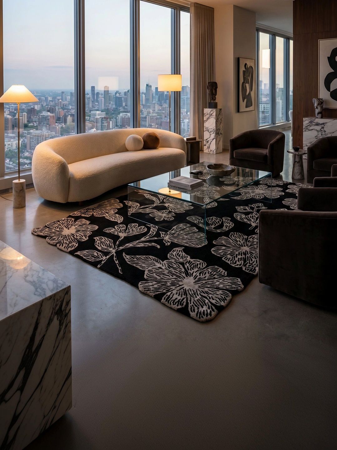 Jaipur Rugs Black Floral Woollen Carpet-image-49