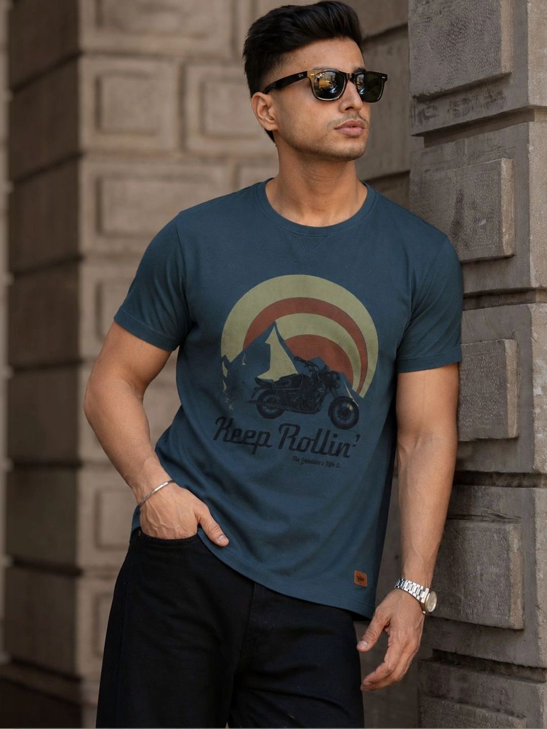 Roadster Men Printed T-shirt-picture-41