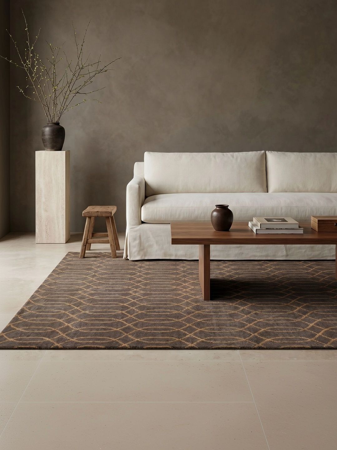 Jaipur Rugs Brown Geometric Woollen Carpet-image-13