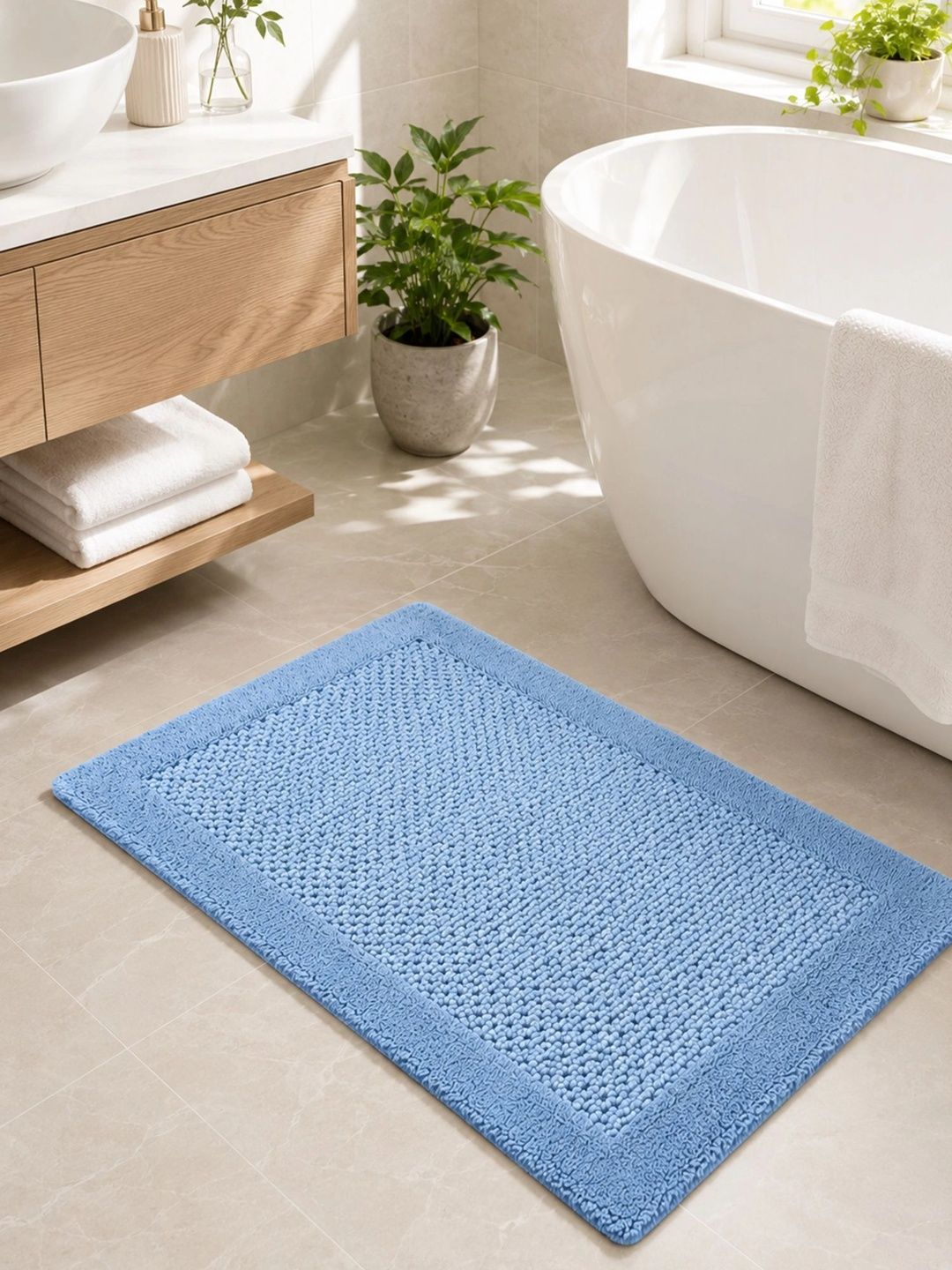 OBSESSIONS Blue Anti-Skid & Ultra Absorbent Bath Rugs-picture-37