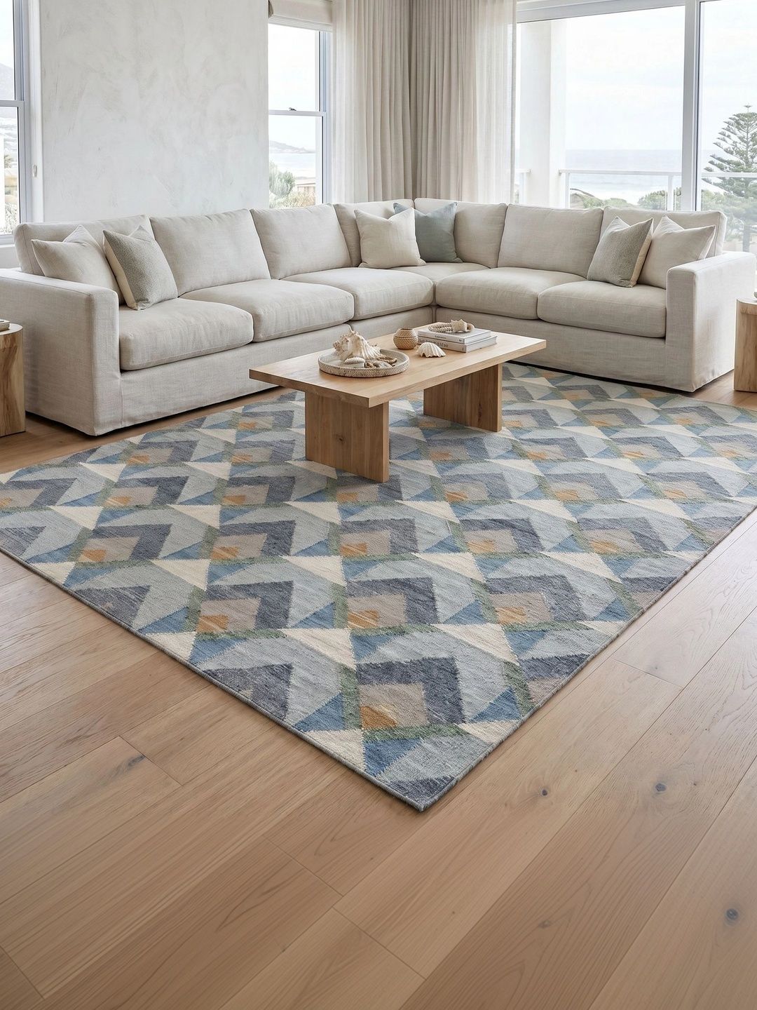 Jaipur Rugs Grey Geometric Woollen Carpet-picture-34