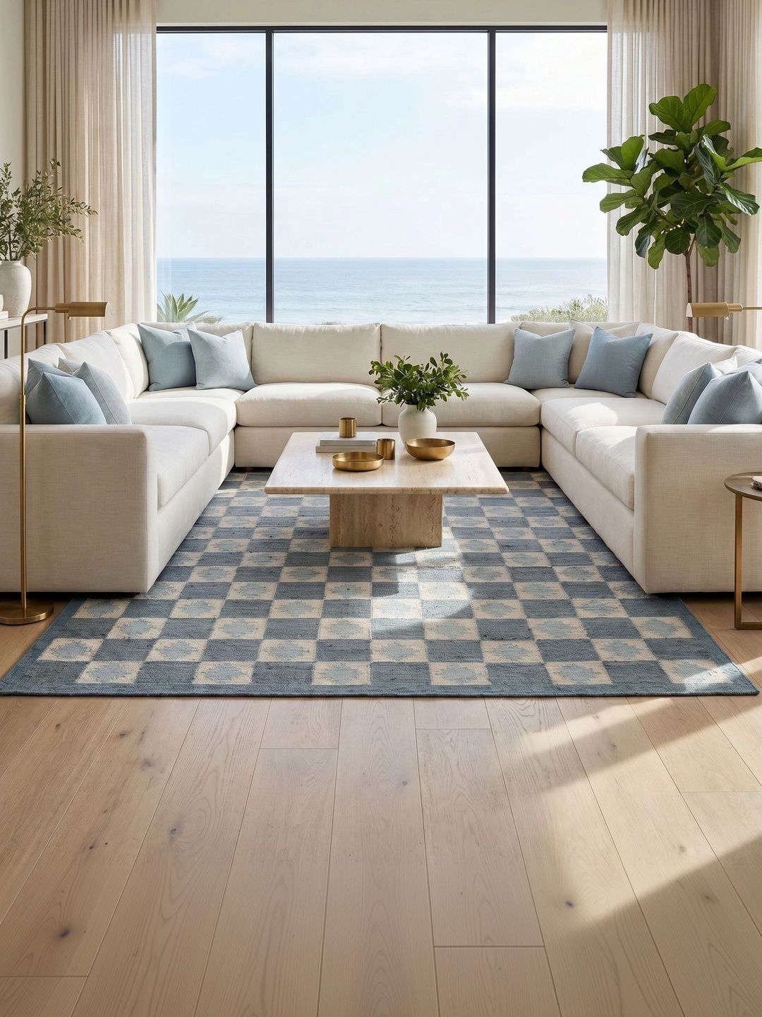 Jaipur Rugs Blue Geometric Woollen Carpet-picture-42