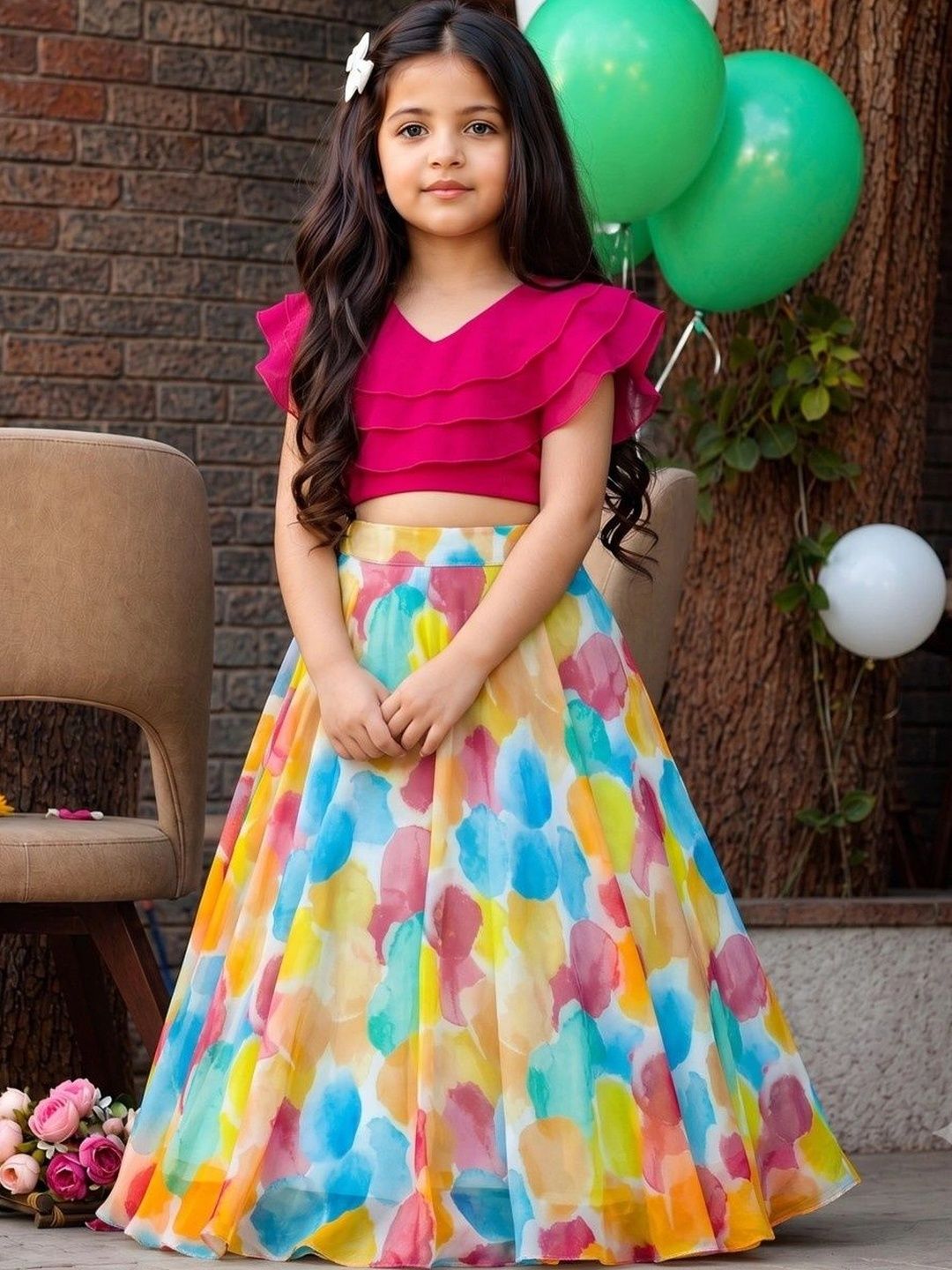Sangria Girls Ready to Wear Lehenga &-image-40