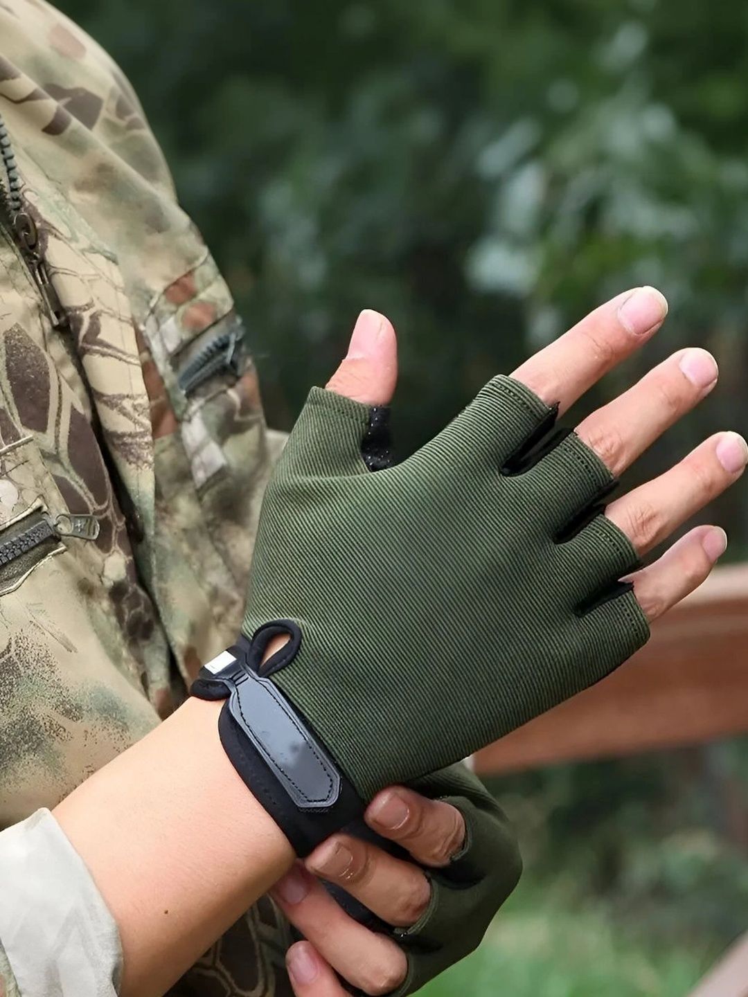 YEAHMOM Half Finger Protective Tactical Gloves-image-45