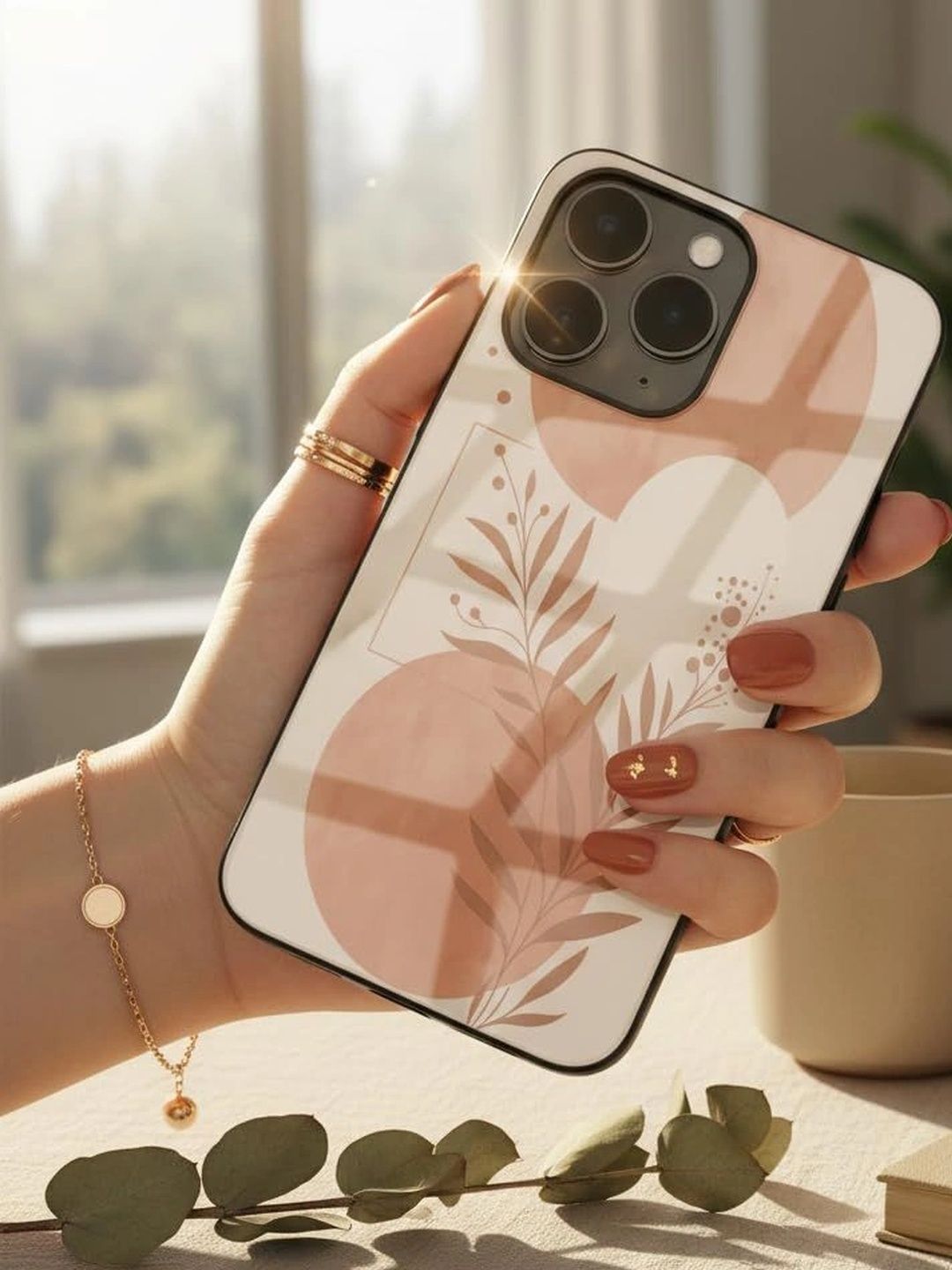 1219 Avenue Floral Printed iPhone 16 Plus Back Case Mobile Accessories-picture-32