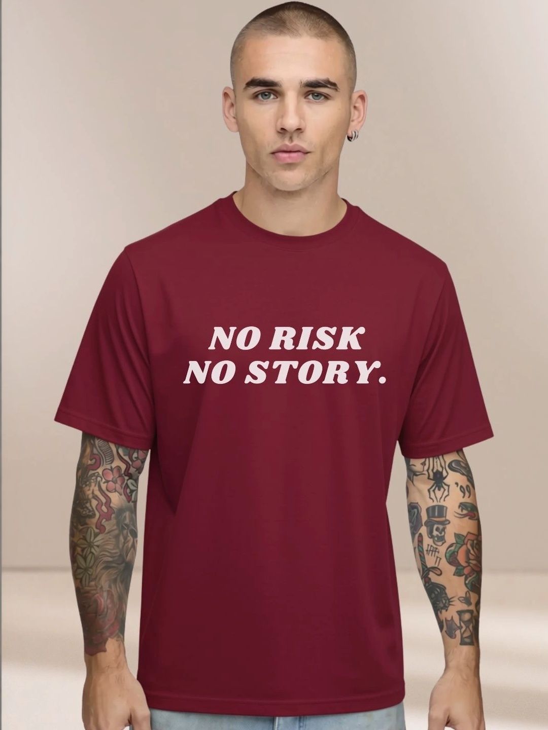 MEG FASHION Men Typography Printed T-shirt-picture-14