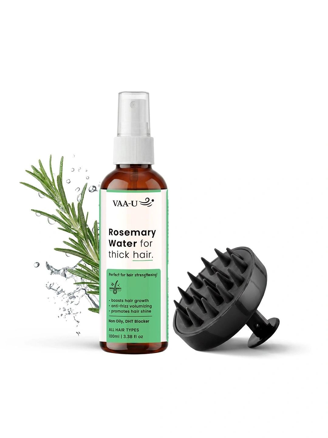 VAA-U Rosemary Water Hair Growth Spray 100 ml & Scalp Massager-picture-44