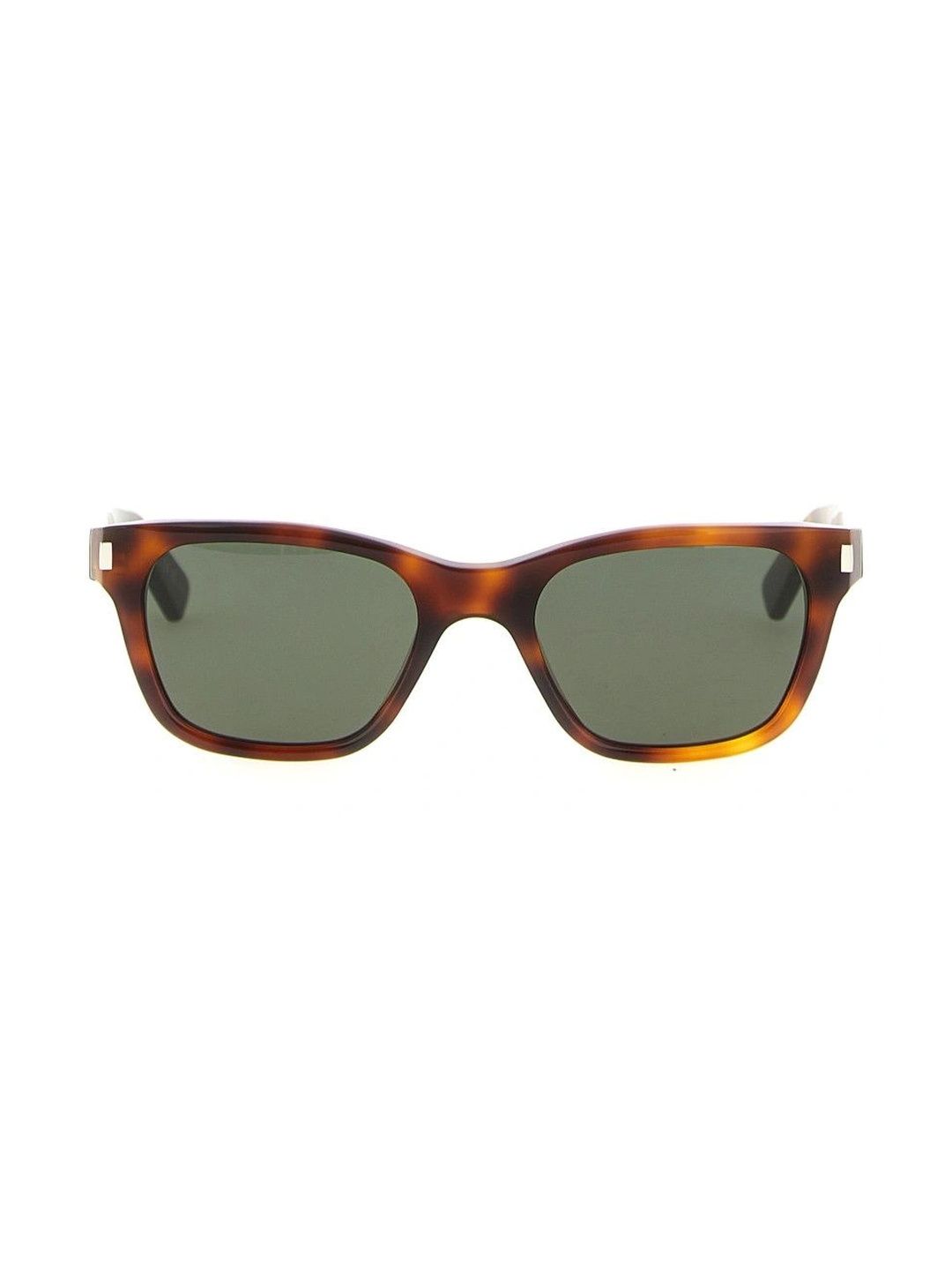 Saint Laurent Men Green Lens & Brown Rectangle Sunglasses with-image-41