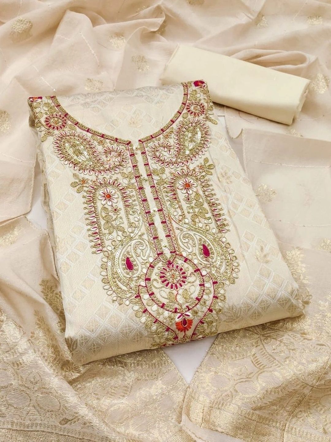 Moda Rapido Unstitched Dress Material-image-3