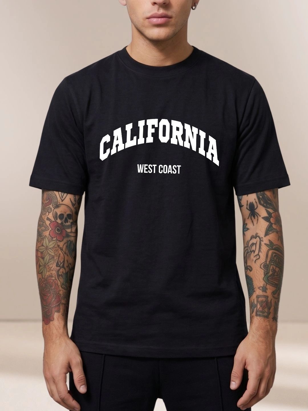 MEG FASHION Men Typography Printed T-shirt-picture-27