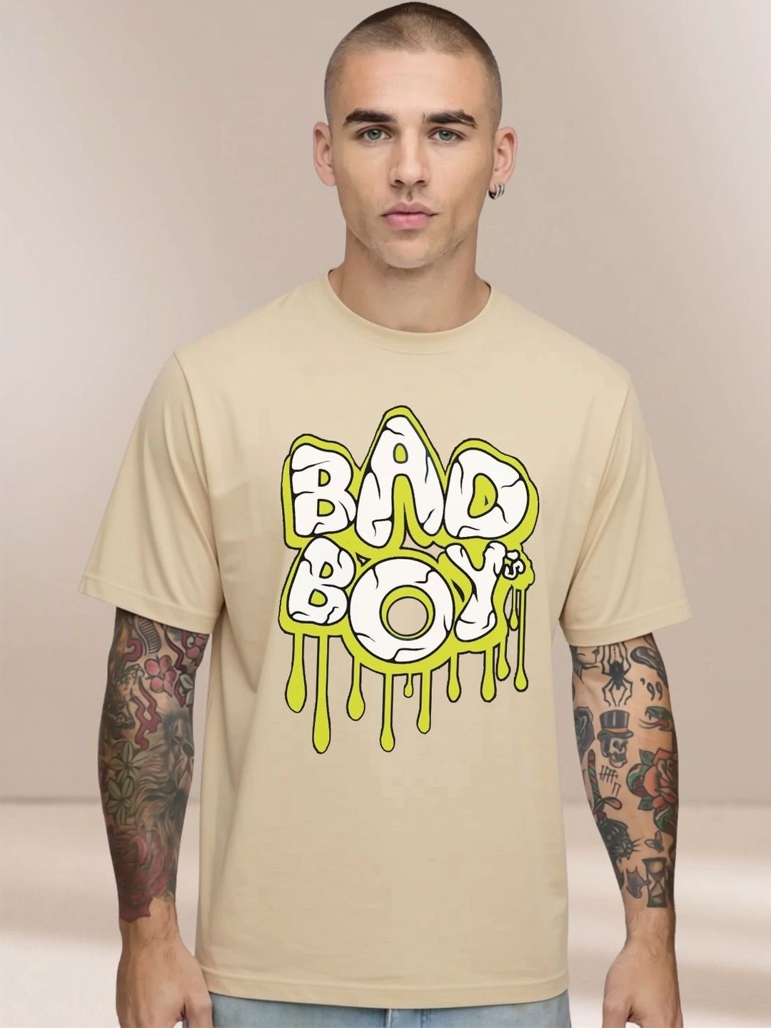 MEG FASHION Men Typography Printed T-shirt-picture-11