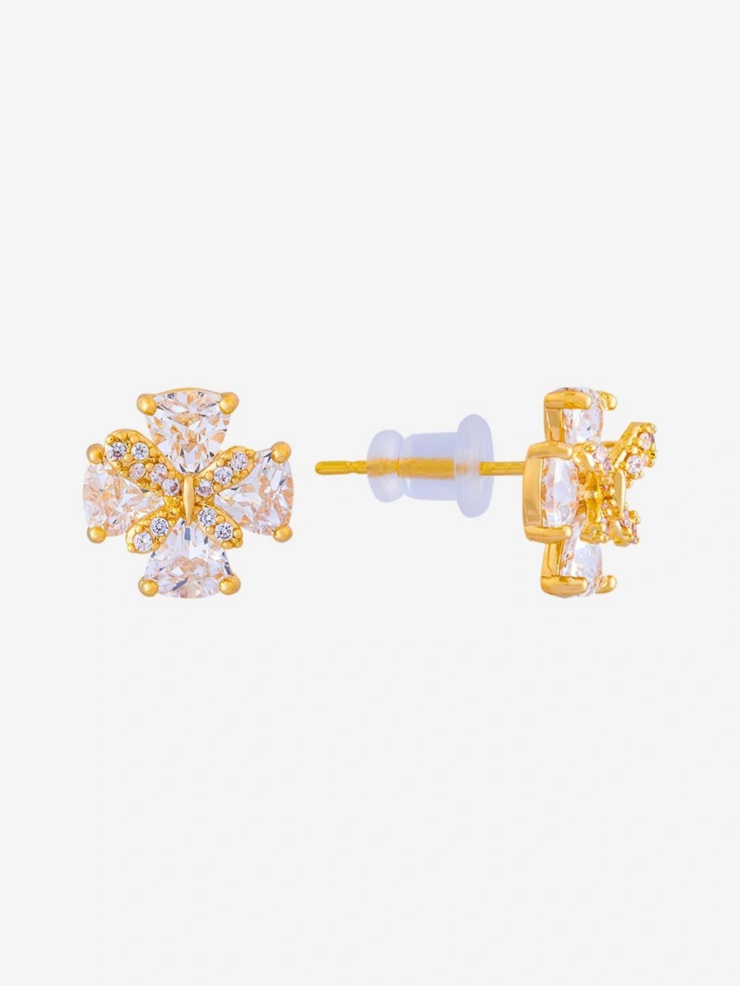 Kushal's Fashion Jewellery Geometric Studs Earrings-picture-24