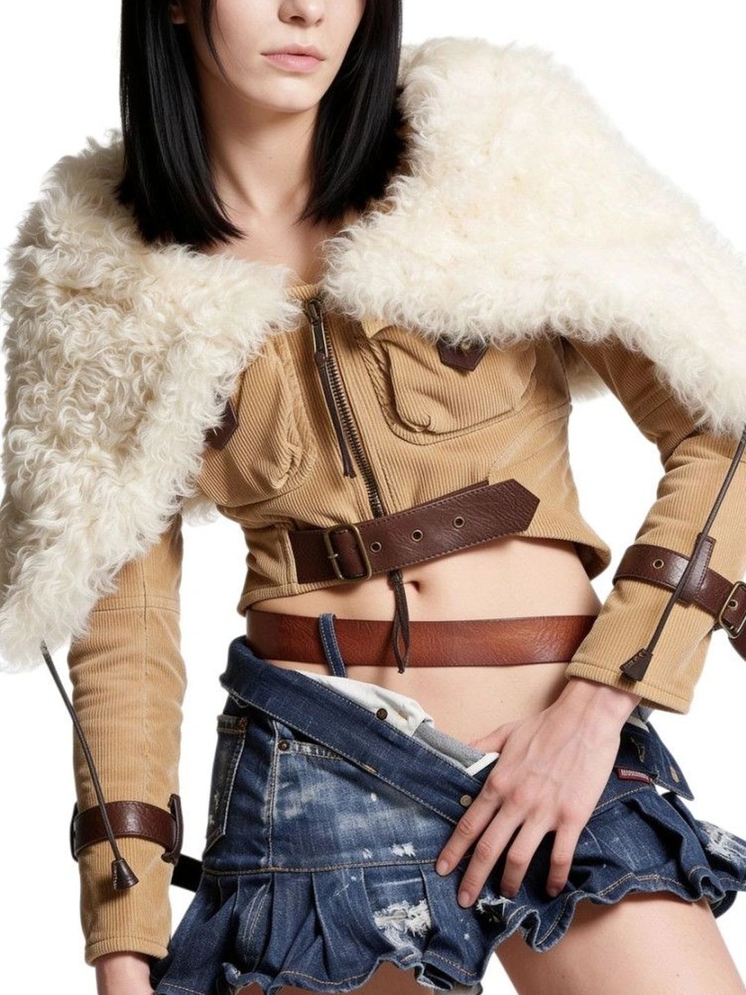 Dsquared2 Women Crop Biker Jacket-picture-25