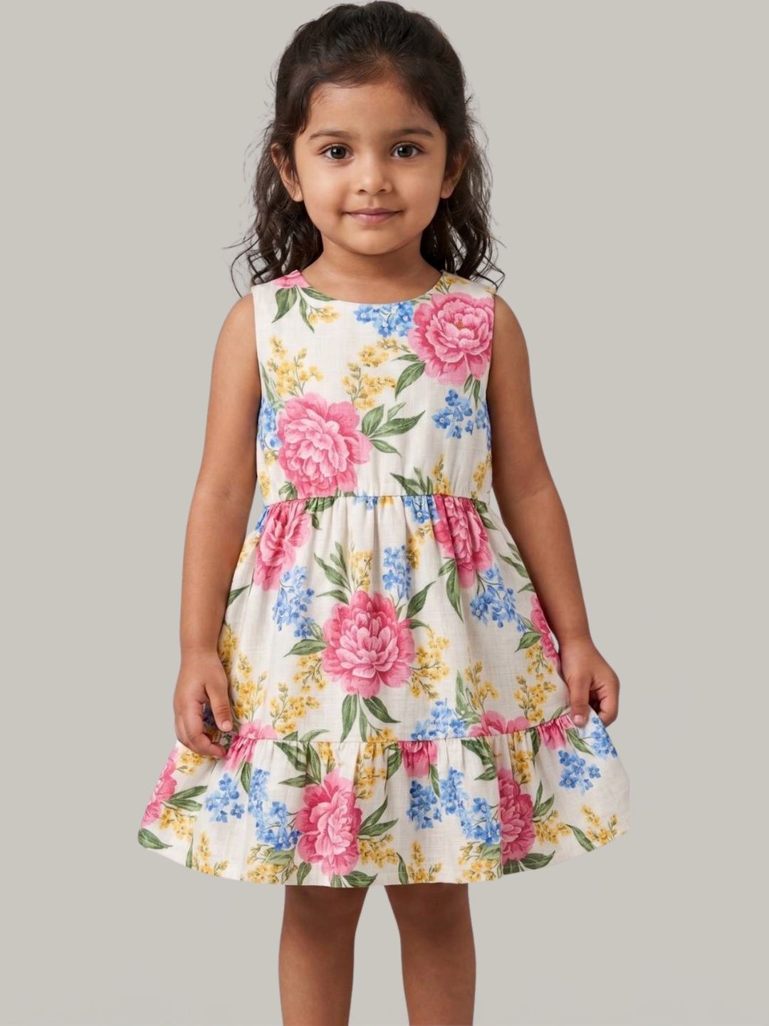 KEVORA APPARELS Floral Print A-Line Dress-picture-17