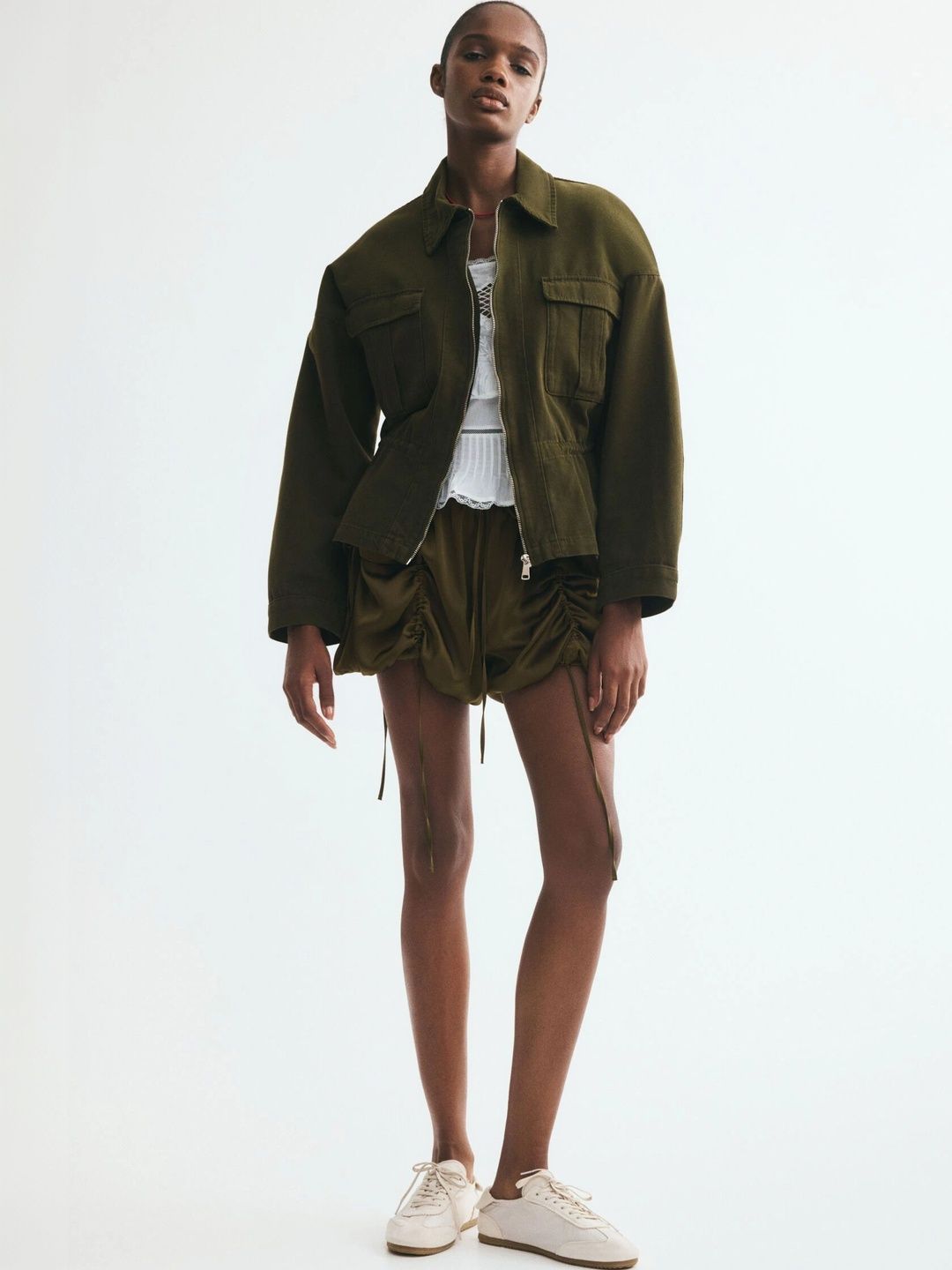 H&M Women Drawstring-Detail Utility Jacket-picture-34