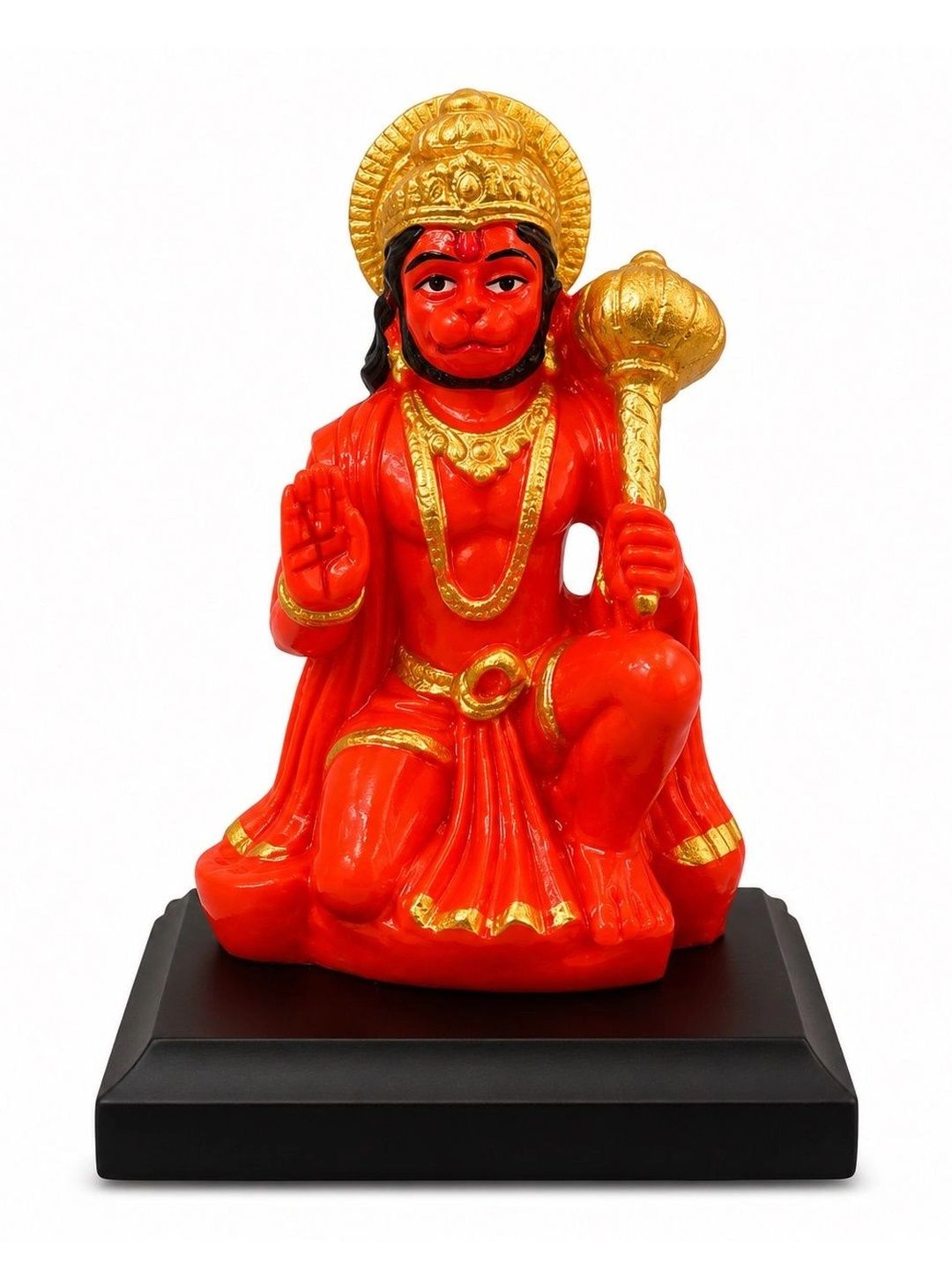 Adhvik Orange Religious Idol Showpiece-image-32