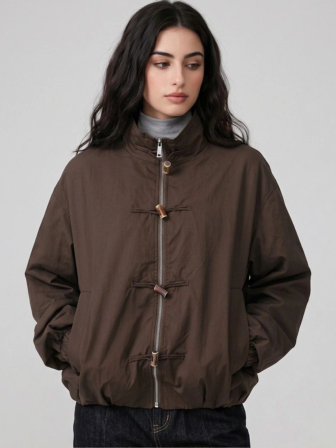 Suo Women Lightweight Bomber Jacket-picture-24