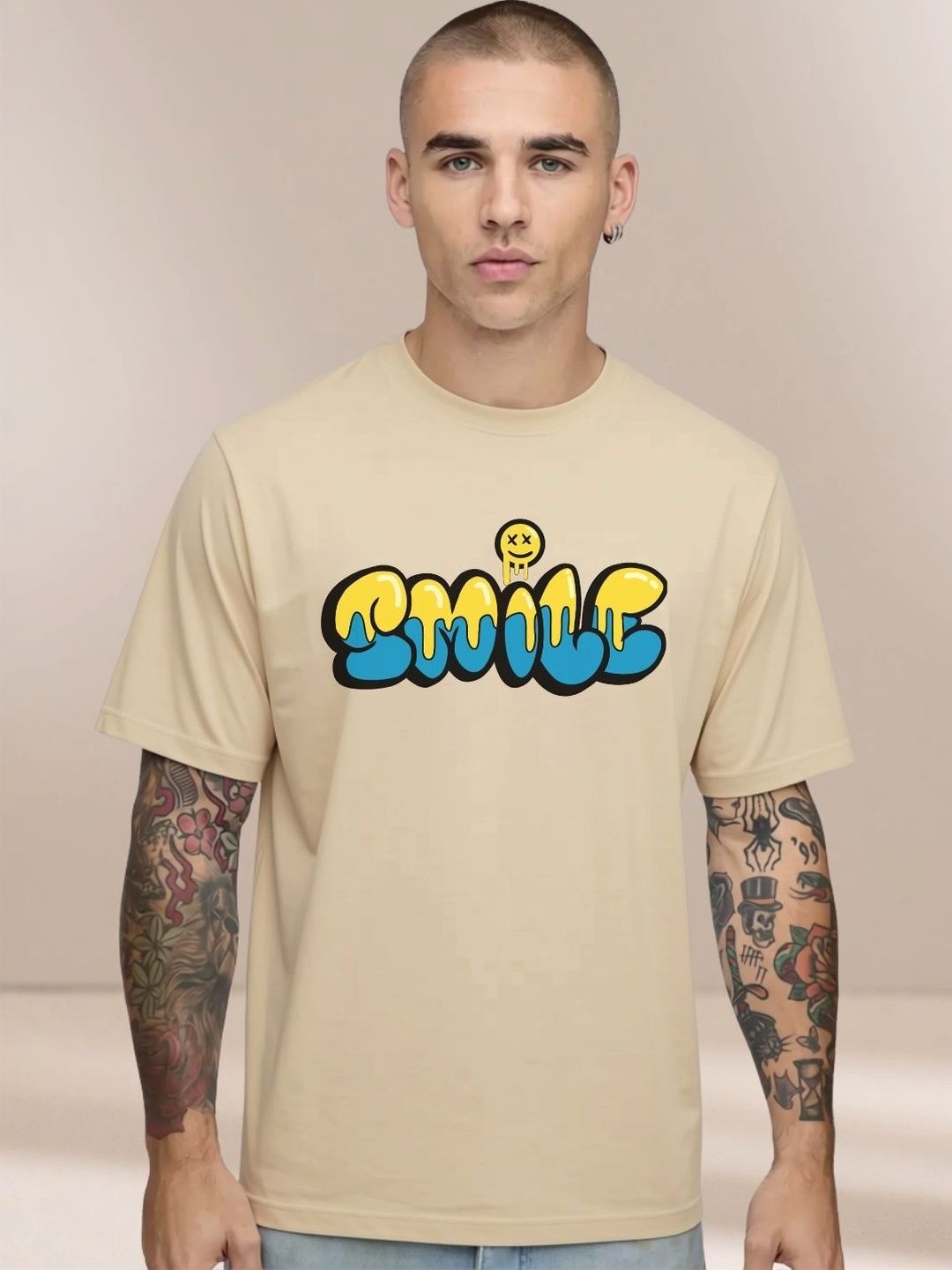 MEG FASHION Men Typography Printed T-shirt-picture-11