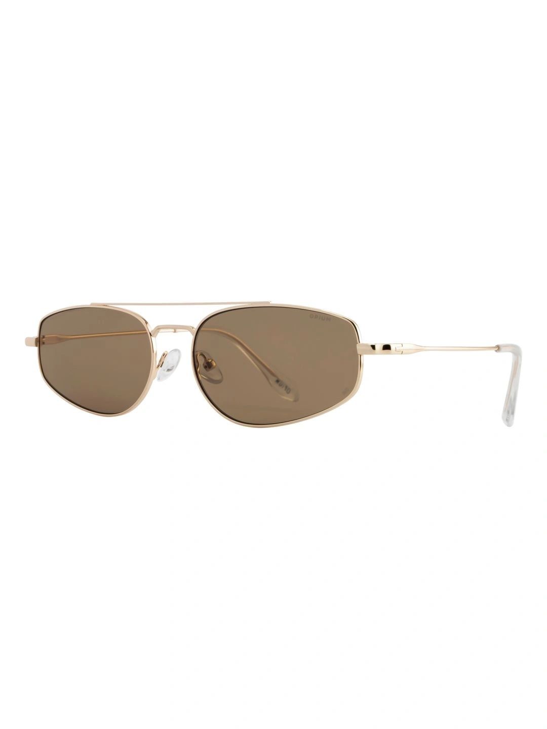 OPIUM Men Brown Lens & Gold-Toned Other Sunglasses with-image-41